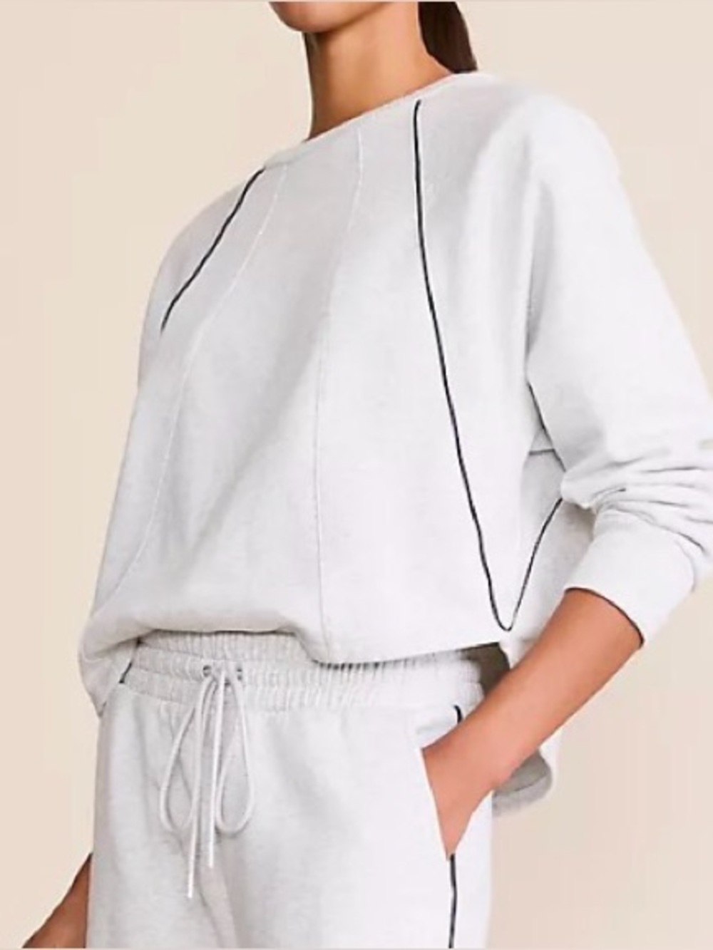 Lou & Grey piped sweatshirt